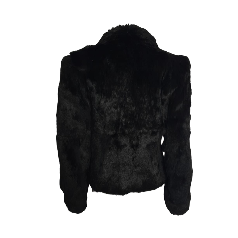 Vintage Black Fur Jacket