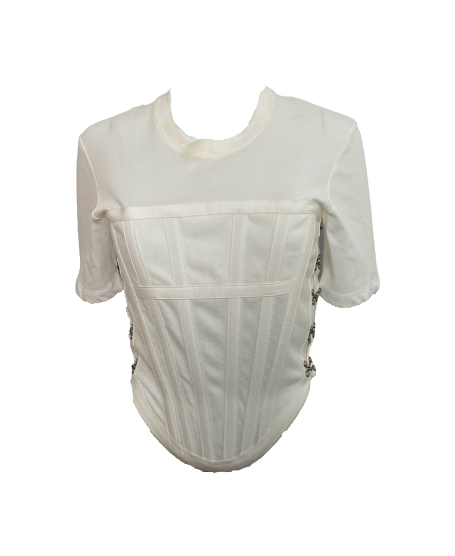Dion Lee White Corset