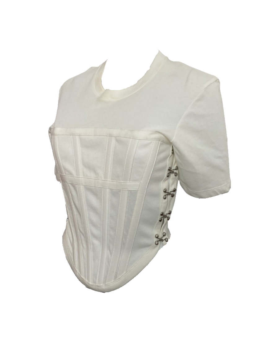 Dion Lee White Corset