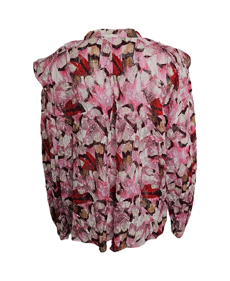 Iro Buttoned Colorfull Blouse