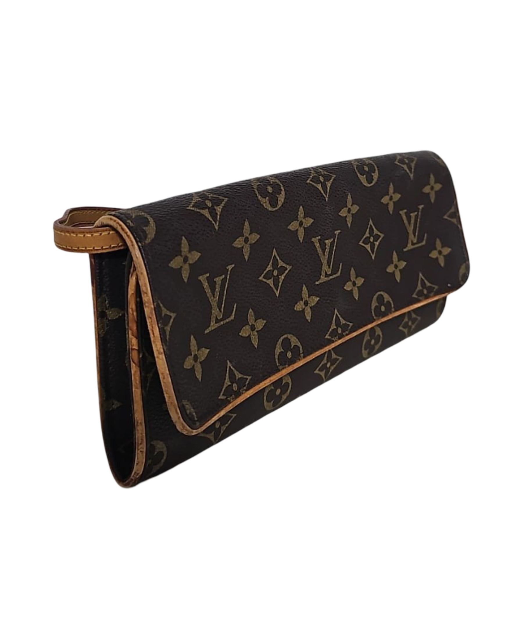 תיק קרוסבאדי ונטג' לואי ויטון Pochette Twin חום