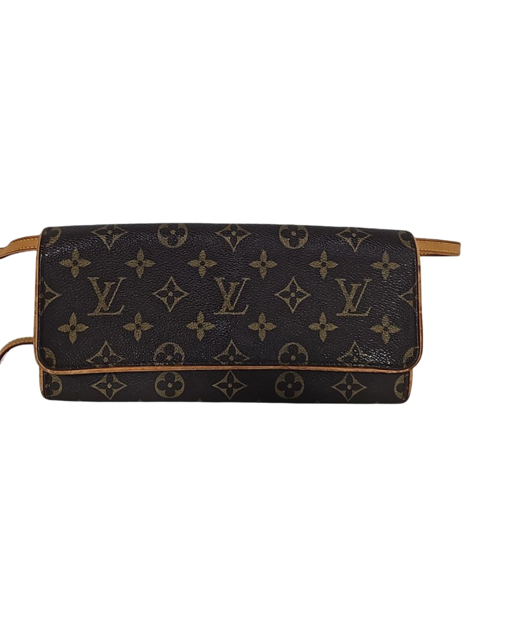 תיק קרוסבאדי ונטג' לואי ויטון Pochette Twin חום